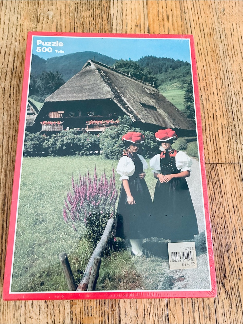 NEW NOS Schwarzwald mit Tracht Vintage Black Forest Puzzle 500 PCS SEALED